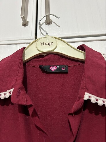 bordo tesettür elbise - Görsel 2