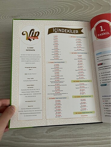 9. Sınıf Matematik Konu Anlatımlı Fasiküller - Görsel 3