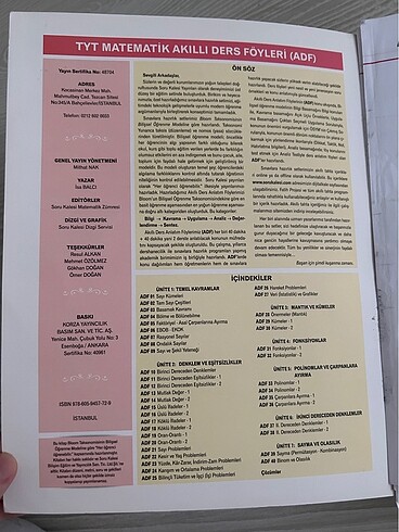 Tyt Matematik konu anlatım föyleri - Görsel 2