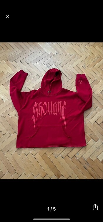 SUICIDE HOTLINE SHARP RED HOODIE SHOTLINE