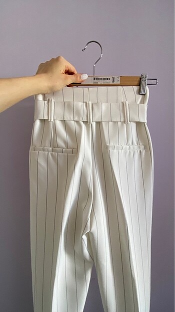 Bershka Beyaz bershka kumas havuz pantolon