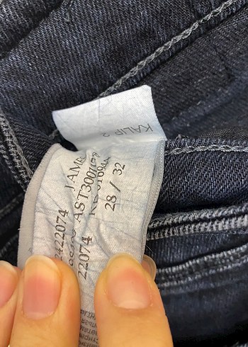 Erkek Lacivert Denim Pantolon - Görsel 2