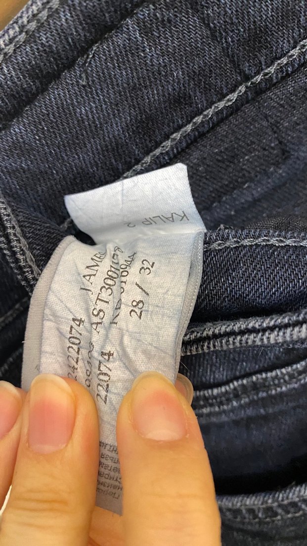 Erkek Lacivert Denim Pantolon - Görsel 2