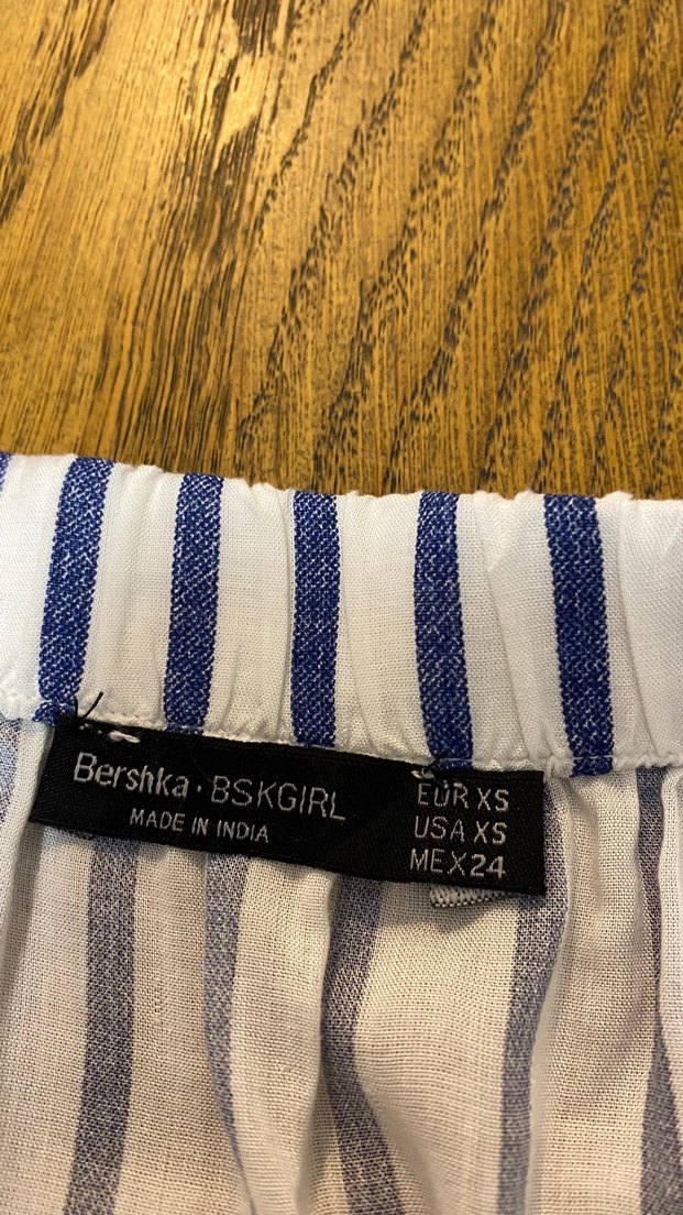 Bohem Çizgili Kısa Tulum - Görsel 2