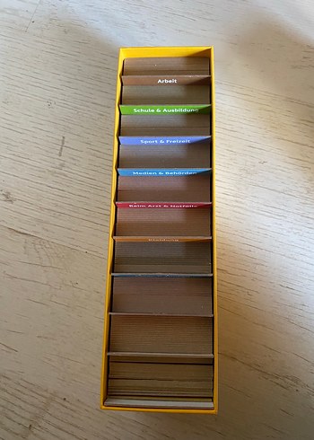 Almanca Sarı Eğitici Hafıza Kartları Oyunu Langenscheidt - Görsel 3