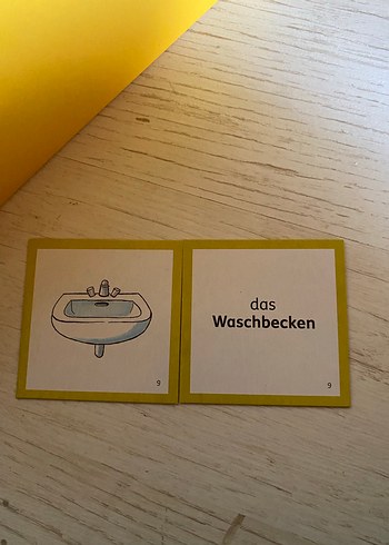 Almanca Sarı Eğitici Hafıza Kartları Oyunu Langenscheidt - Görsel 4