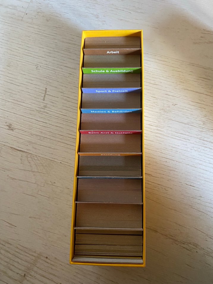 Almanca Sarı Eğitici Hafıza Kartları Oyunu Langenscheidt - Görsel 3