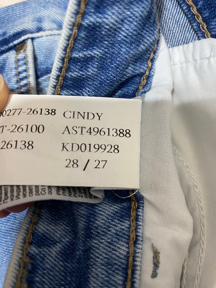 Rahat Kesim Mavi Mom Jeans Kot Pantolon - Görsel 4