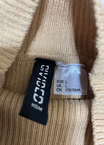 Bej Kadın Boğazlı Triko Kazak - Görsel 2