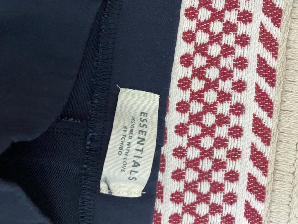 Kadın Lacivert Midi Kumaş Pantolon - Görsel 2