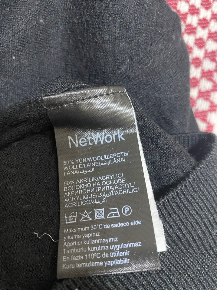 Siyah Balıkçı Yaka Kazak - Görsel 3