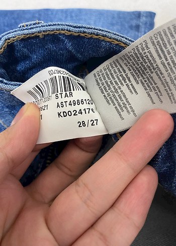 Kadın Mavi Mom Jeans  Kot Pantolon - Görsel 4