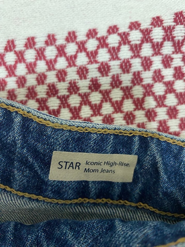 Kadın Mavi Mom Jeans  Kot Pantolon - Görsel 3