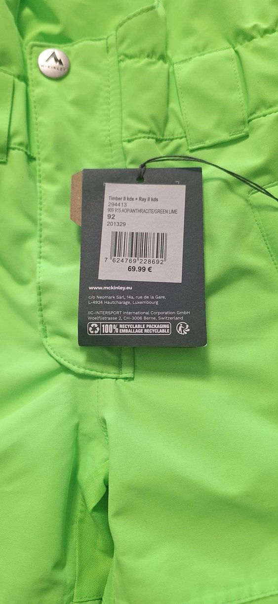 Erkek Çocuk Gri Baskılı Kayak Takımı Orijinal Ürün - Görsel 3