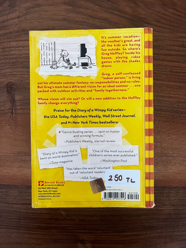 İNGİLİZCE KİTAPTIR Diary of a Wimpy Kid: Dog Days - Jeff Kinney - Görsel 2