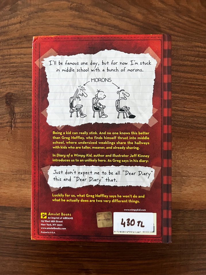 İNGİLİZCE KİTAPTIR Diary of a Wimpy Kid - Jeff Kinney - Görsel 2