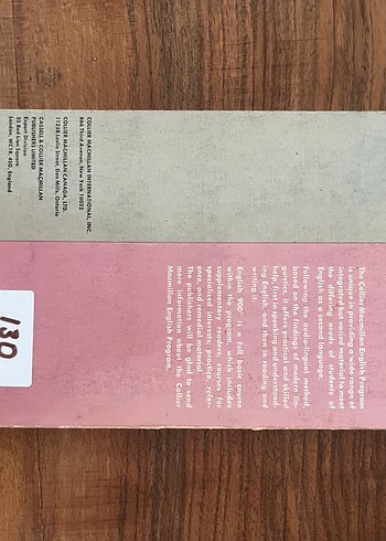 İNGİLİZCE KİTAPTIR  English A Basic Course One Kitabı - Görsel 2