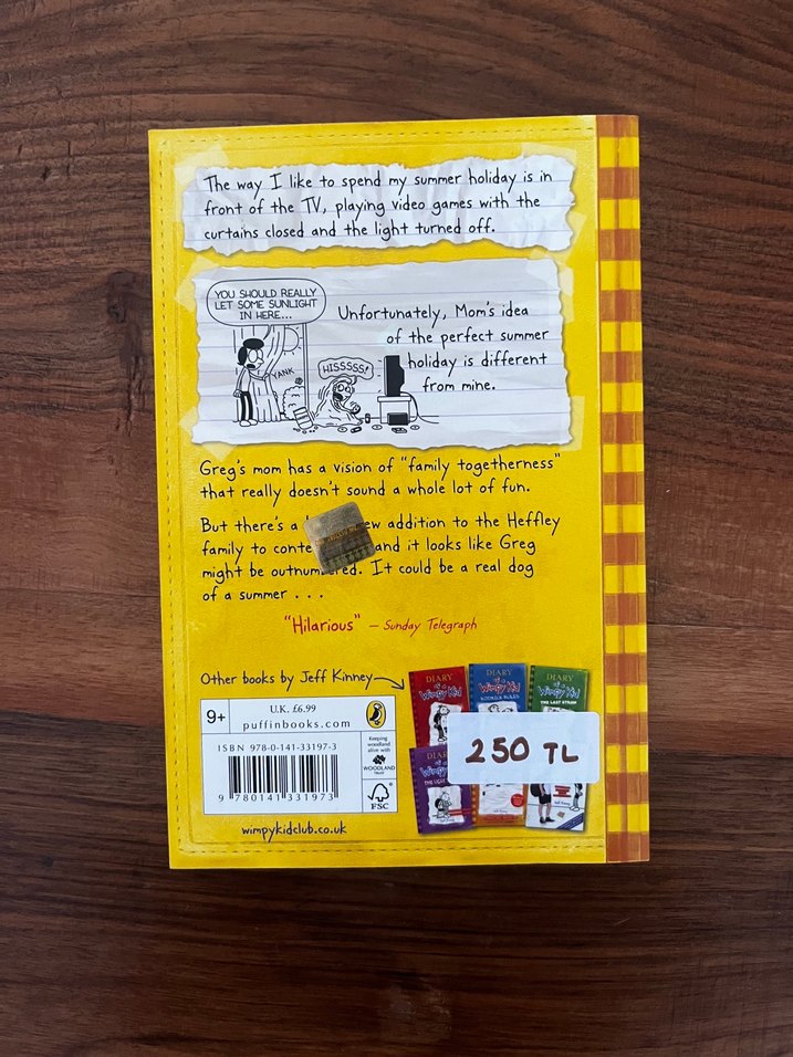 İNGİLİZCE KİTAPTIR Diary of a Wimpy Kid: Dog Days Kitap - Görsel 2