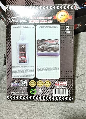 Deep way 2li oto iç cila 200ml - Görsel 2