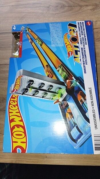  Beden HOT WHEELS Şampiyonluk Parkuru Yarış Pisti Gbf81 - Dragstrıp Cha