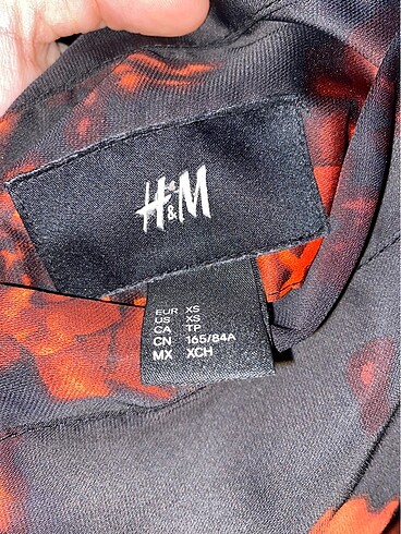 xs Beden siyah Renk H&M ÇİFT TARAFLI ERKEK CEKET