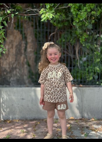 Leopar Desenli Alt Üst takım - Görsel 2