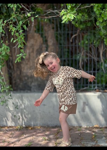 Leopar Desenli Alt Üst takım - Görsel 3