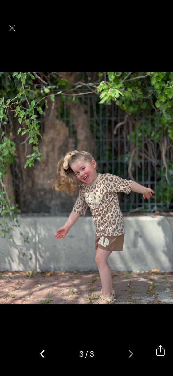 Leopar Desenli Alt Üst takım - Görsel 3