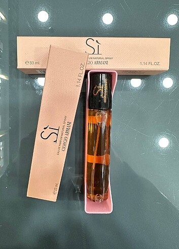 Si Giorgio Armani çanta boy parfüm 33ml.