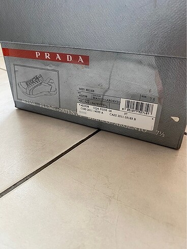 41 Beden Prada erkek ayakkabı 41
