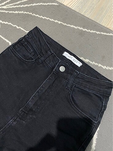 28 Beden Kadın siyah jean