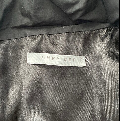 Jimmy Key Kadın siyah şişme mont