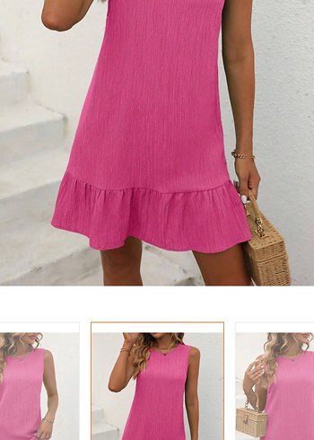 Pembe Elbise