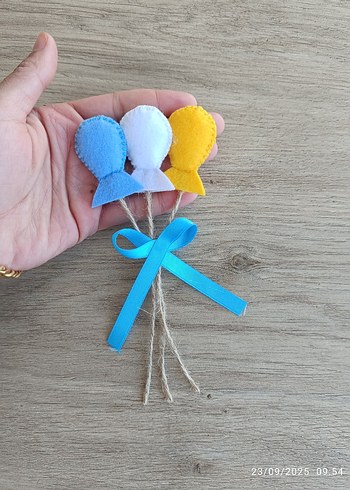 Pastel Renkli Keçeden süs,magnet