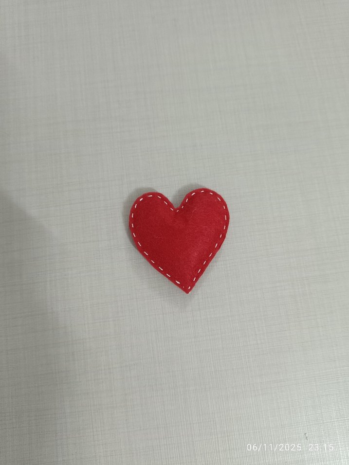 Keçeden yılbaşı süsü anahtarlık - Görsel 2