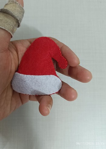 Keçeden yılbaşı şapkası - Görsel 2