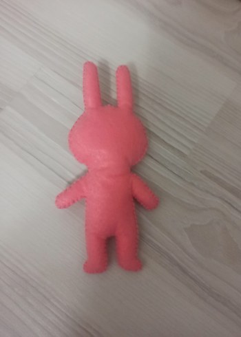 Keçeden labubu oyuncak - Görsel 4