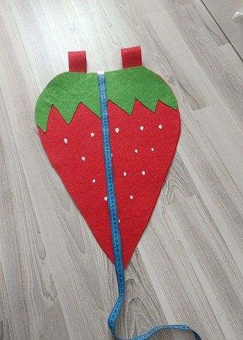 Keçeden çilek kostümü - Görsel 3