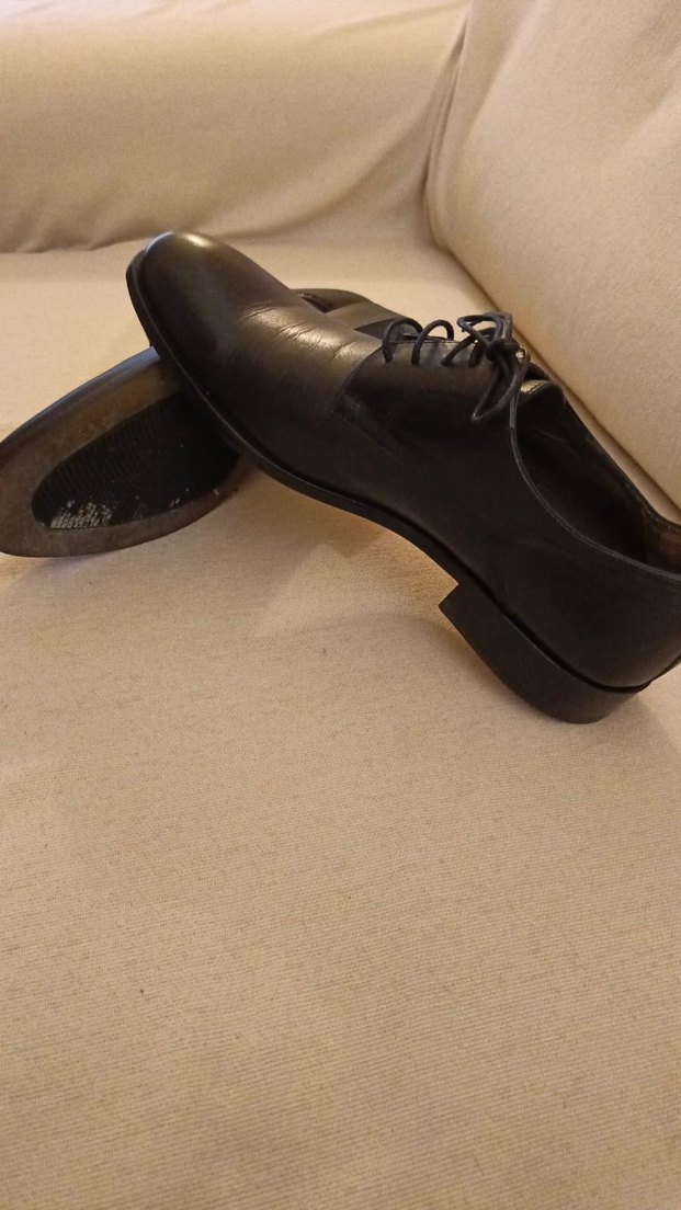 Klasik Siyah Deri Erkek Ayakkabı - Görsel 2