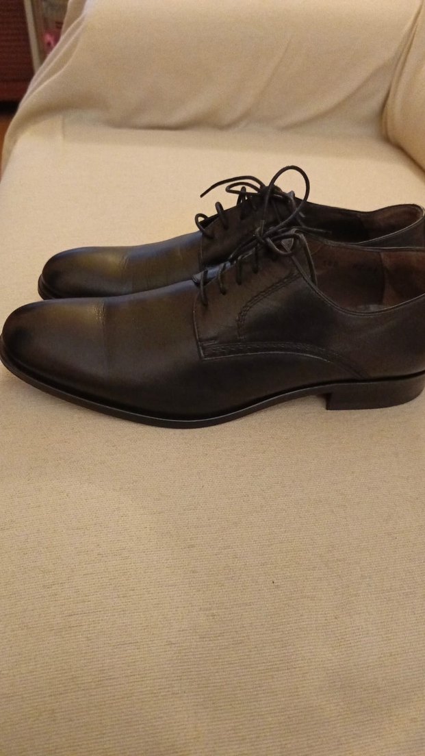 Klasik Siyah Deri Erkek Ayakkabı - Görsel 3