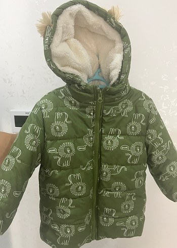 Diğer Erkek Çocuk Kapüşonlu Baskılı Mont