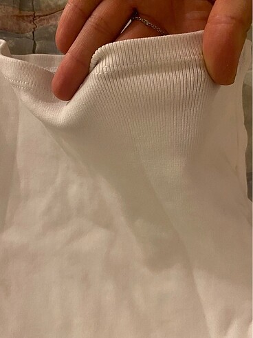 s Beden beyaz Renk Zara basic tshirt