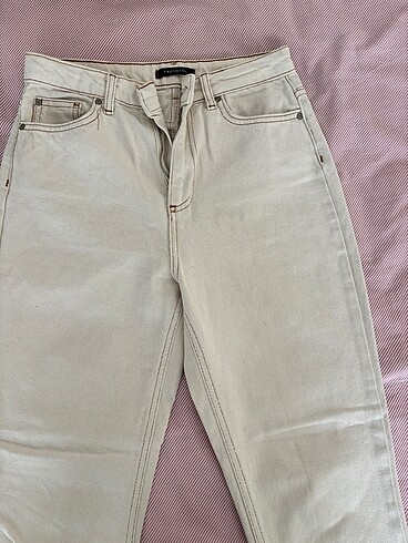 Teendyol milla krem mom jean
