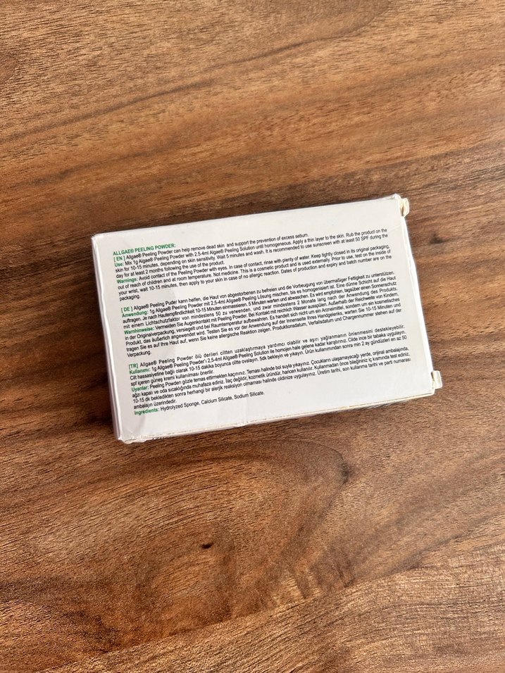 Allgae Yosun Peeling - Cilt Canlandırıcı tek kullanımlık - Görsel 3