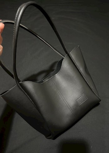 Trendyol & Milla Siyah Deri Minimalist Kadın Çanta