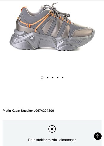 Bambi vgl Gri Yüksek Topuklu Bağcıklı Kadın Spor Ayakkabı - Görsel 7