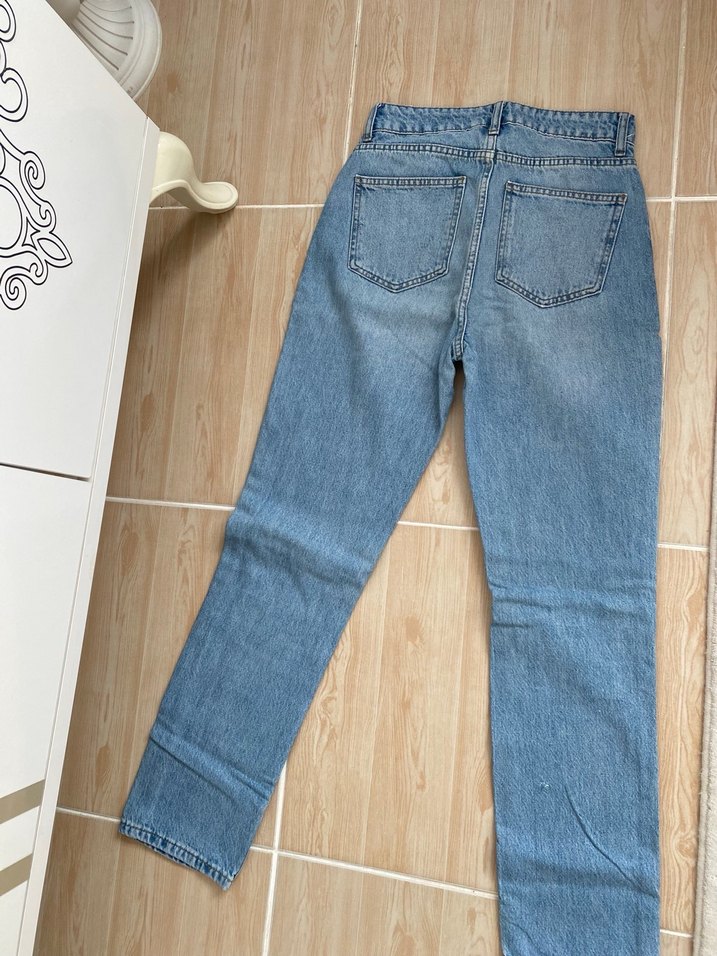 Kadın Regular Fit Midi Denim Pantolon - Görsel 2