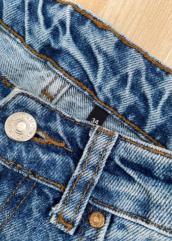 Mavi Normal Boy Kadın Denim Pantolon - Görsel 3