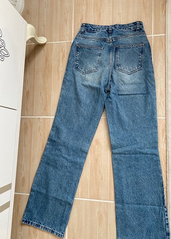 Mavi Normal Boy Kadın Denim Pantolon - Görsel 2