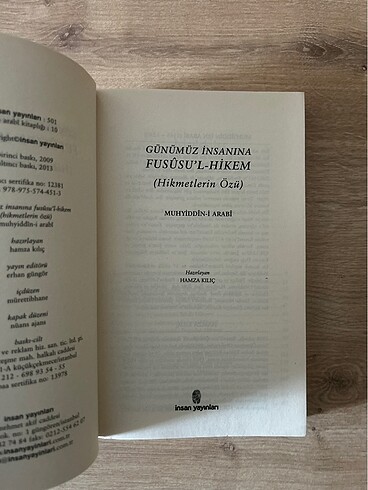 Beden Renk Gününüz İnsanına Fususu?l Hikem